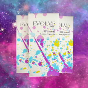 Cosmic chocolate bar 3-pack bundle, Evolve Fungi