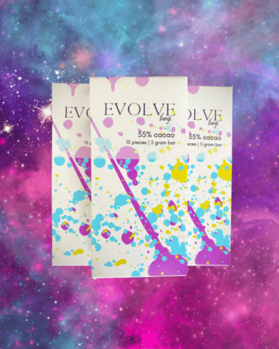 Cosmic chocolate bar 3-pack bundle, Evolve Fungi